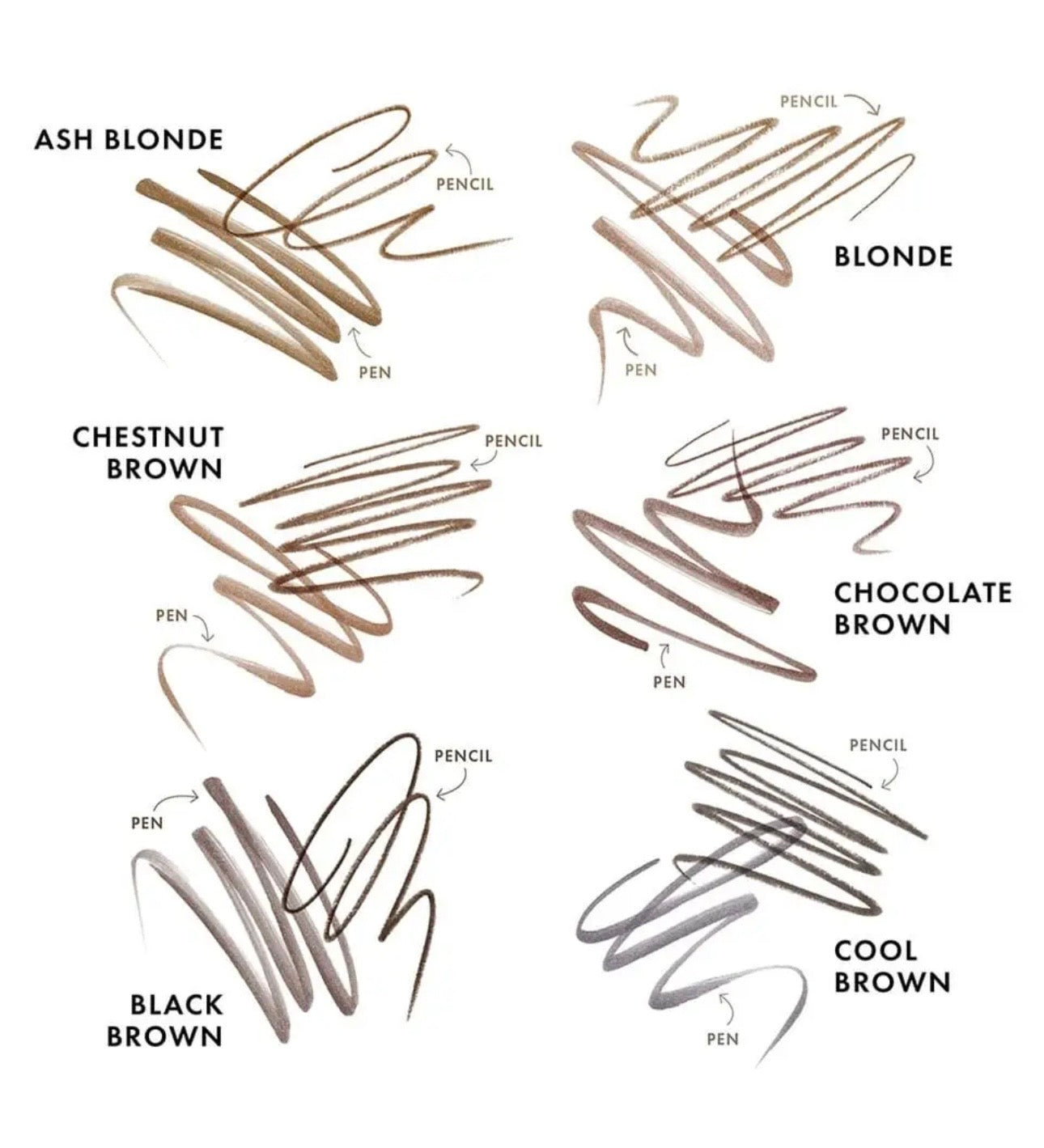 ICONIC LONDON Triple Precision Brow Definer – Chocolate Brown (0.9g)
