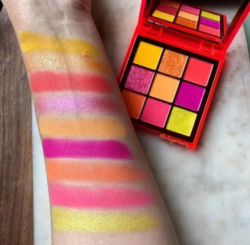 Huda Beauty Neon Obsessions NEON ORANGE Eyeshadow Palette 100% AUTHENTIC