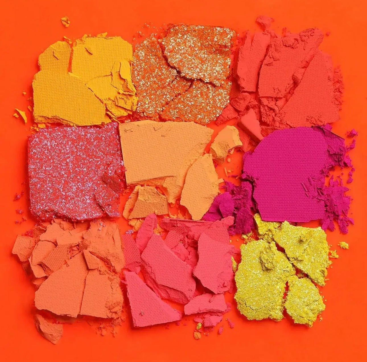 Huda Beauty Neon Obsessions NEON ORANGE Eyeshadow Palette 100% AUTHENTIC
