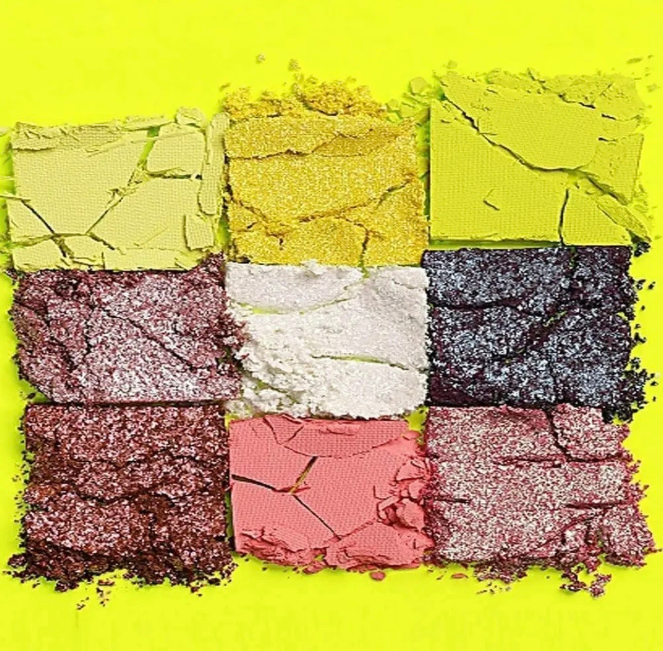 Huda Beauty Neon Obsessions Eye Shadow Palette | Neon Green,Standard Size 9 Color