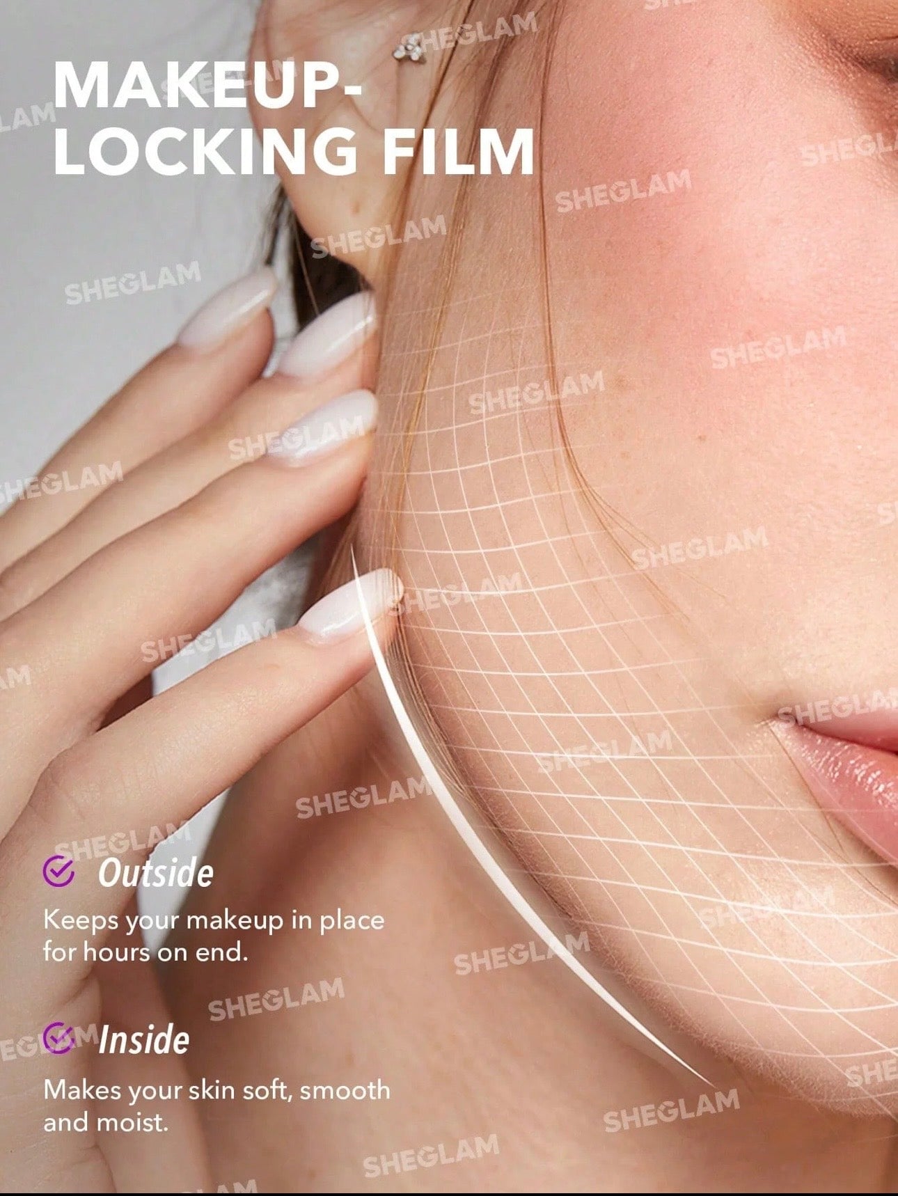Sheglam good grip hydrating primer Blueberry+AHA (Net Wt.45ml)