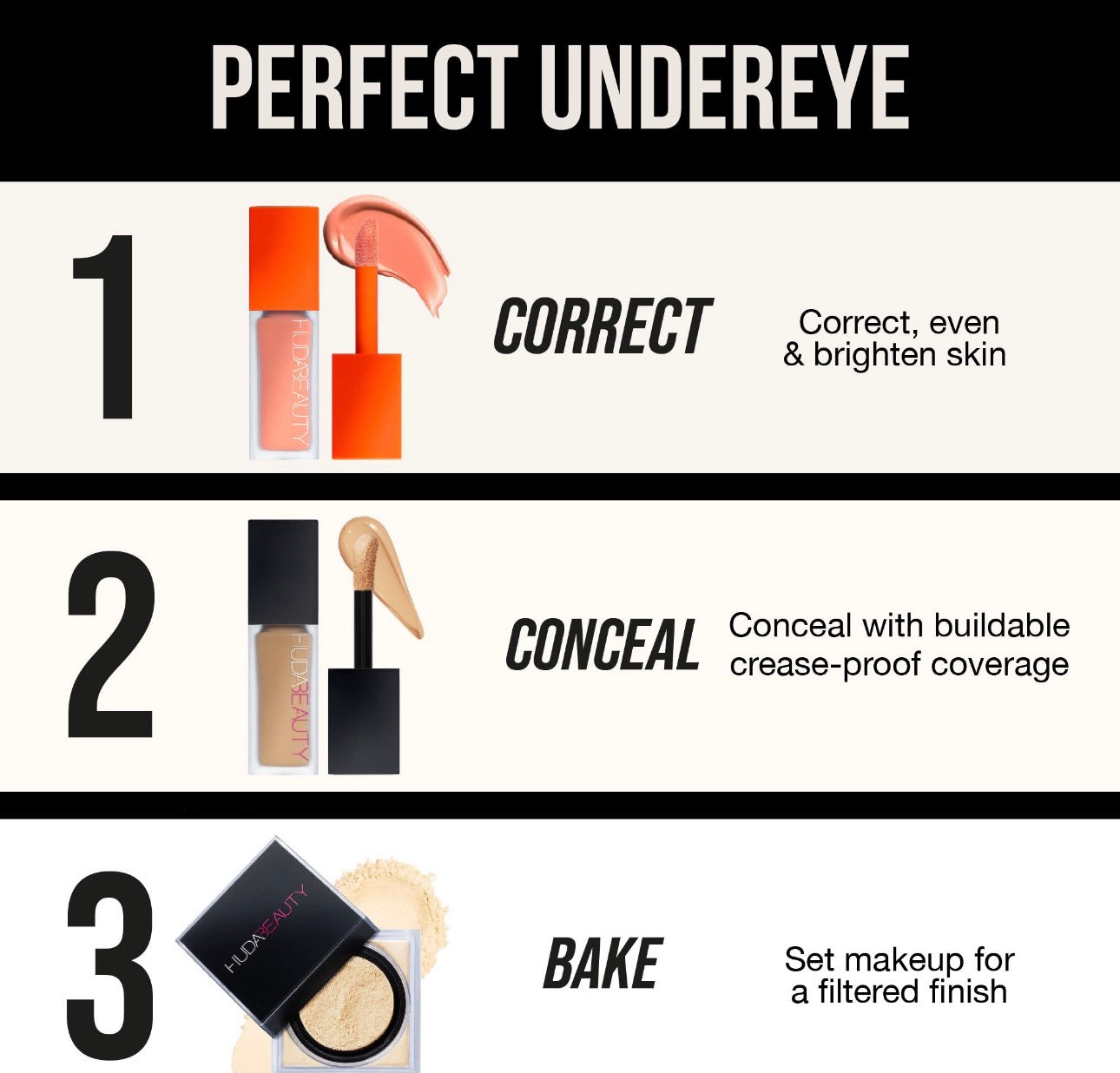 Huda Beauty Fauxfilter Luminous Matte Liquid Concealer – (9ml)