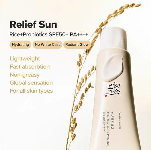 Beauty of Joseon Relief sunscreen Rice+Probiotics SPF 50+PA++++ 50ml