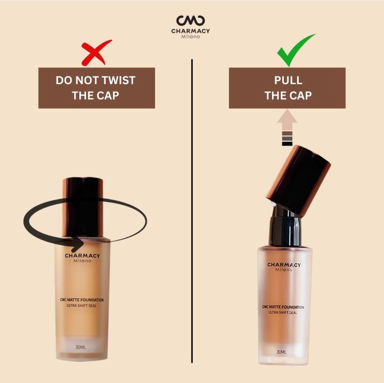 Charmacy Milano CMC Matte Foundation – (30ml)