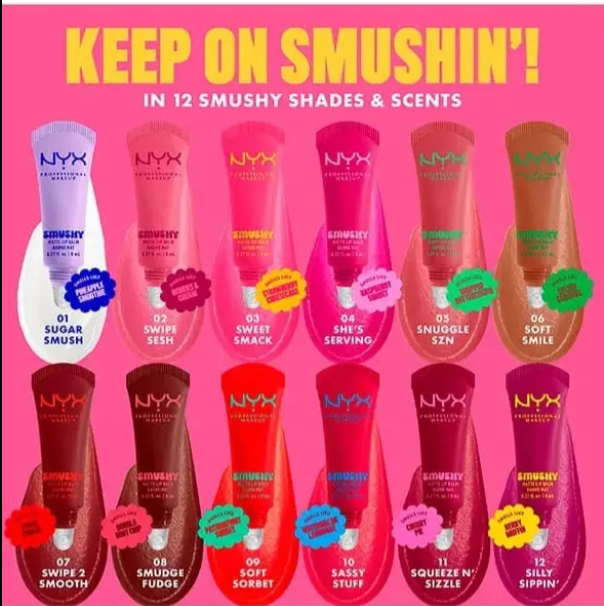 NYX Professional Makeup Smushy Matte Lip Balm – (8ml)