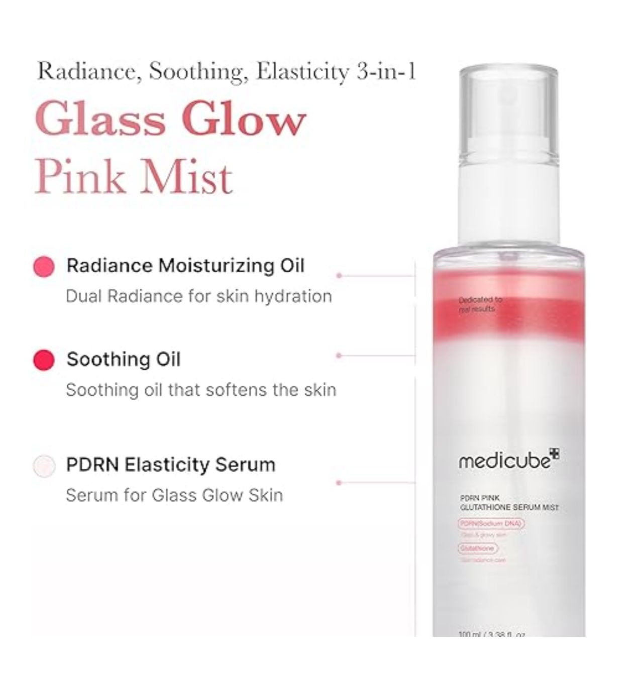 Medicube PDRN Pink Glutathione Serum Mist