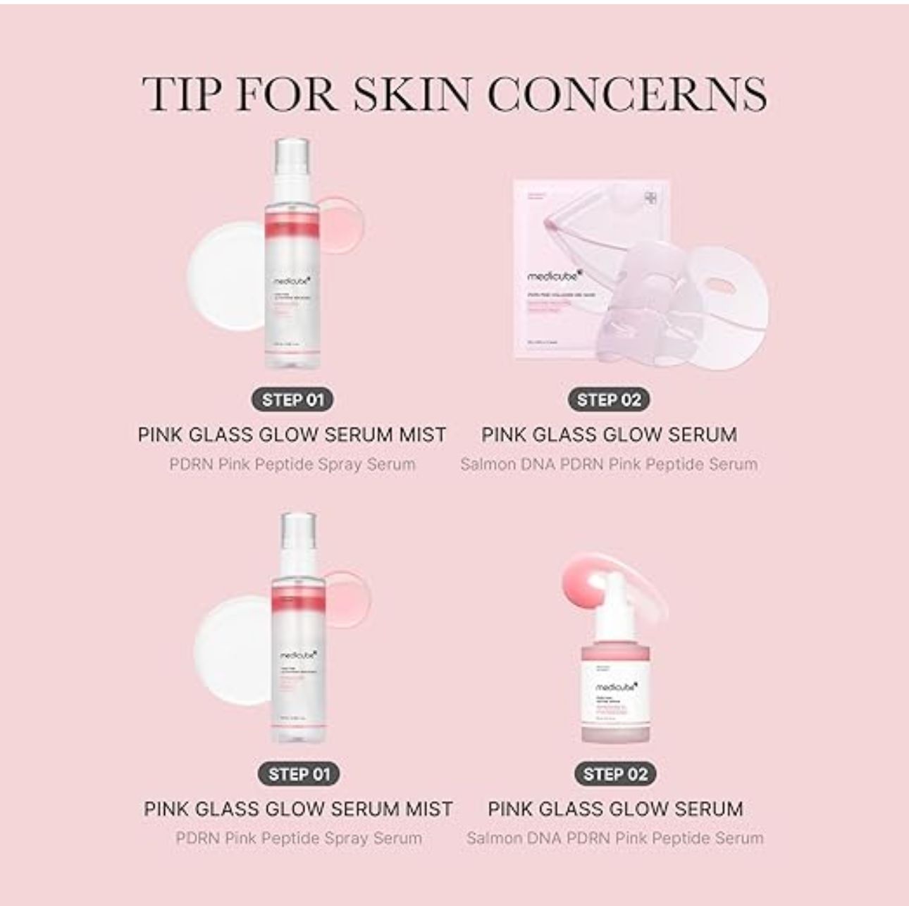 Medicube PDRN Pink Glutathione Serum Mist