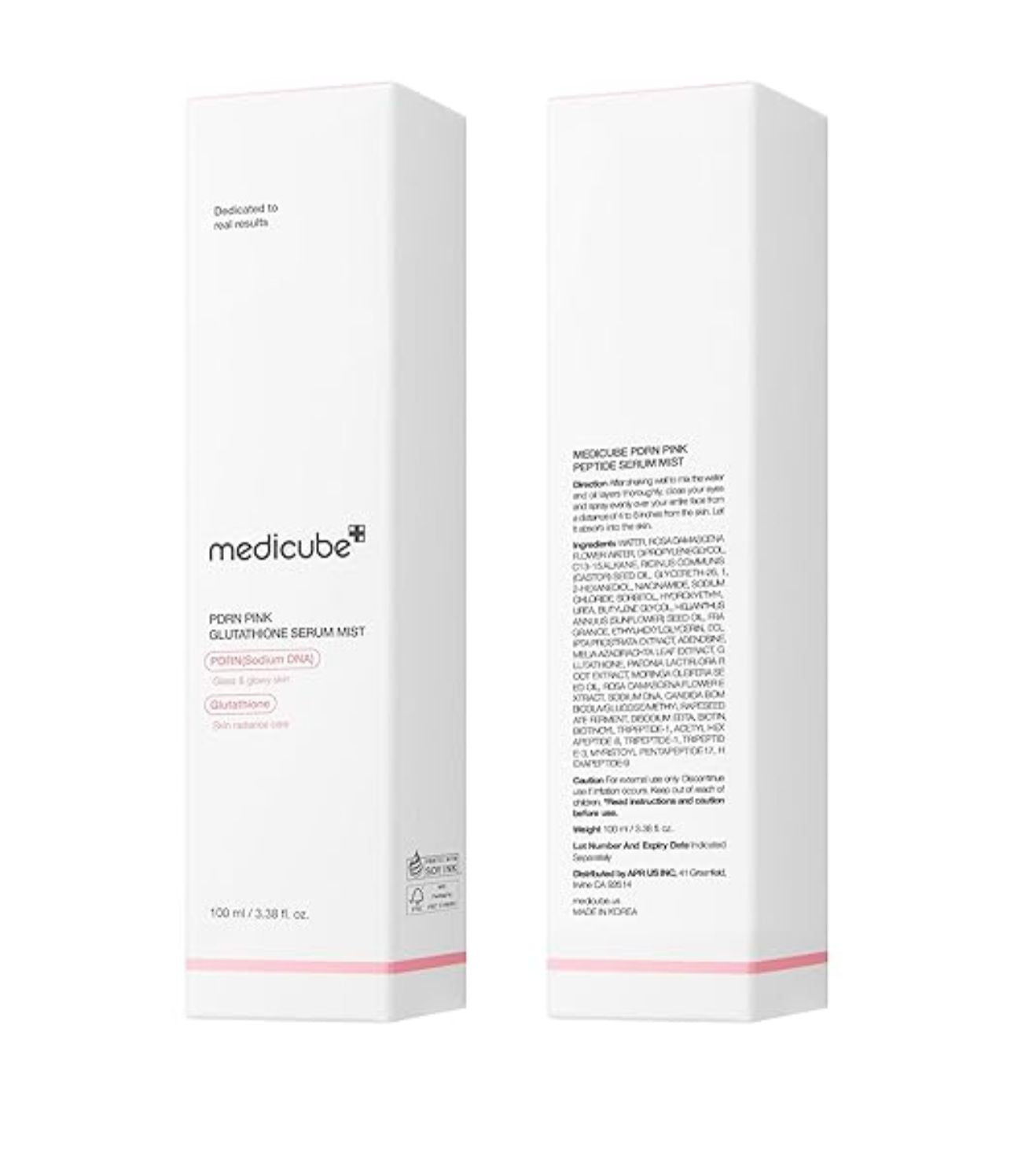Medicube PDRN Pink Glutathione Serum Mist