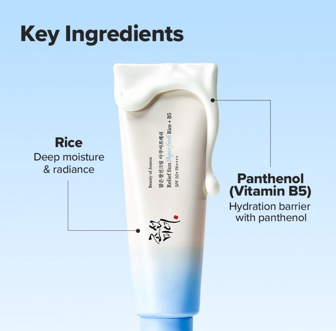 Beauty of Joseon Relief Sun Aqua fresh rice sunscreen
